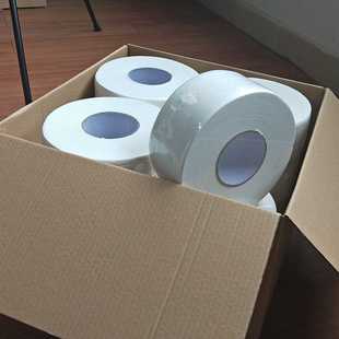 大盘纸酒店卫生纸家用大卷纸厕纸商用厕所纸卫生间纸巾卷筒纸整箱