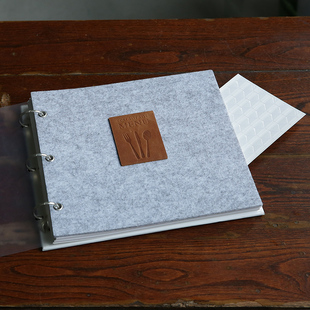 菜单本手写手工创意菜谱手帐本黑卡纸价格表设计制作 DIY手绘个性