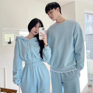 新款 韩版 小众特别 情侣装 外套不一样高级感套装 卫衣2023秋季