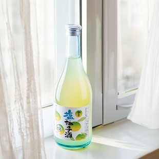 日本进口归素海盐柚子酒女士低度微醺果酒720ml 海盐柚子美妙结合
