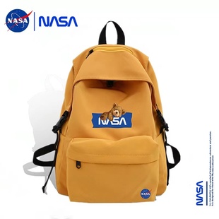 初高中大学生书包运动大容量背包男 NASA联名潮牌双肩包女2023新款