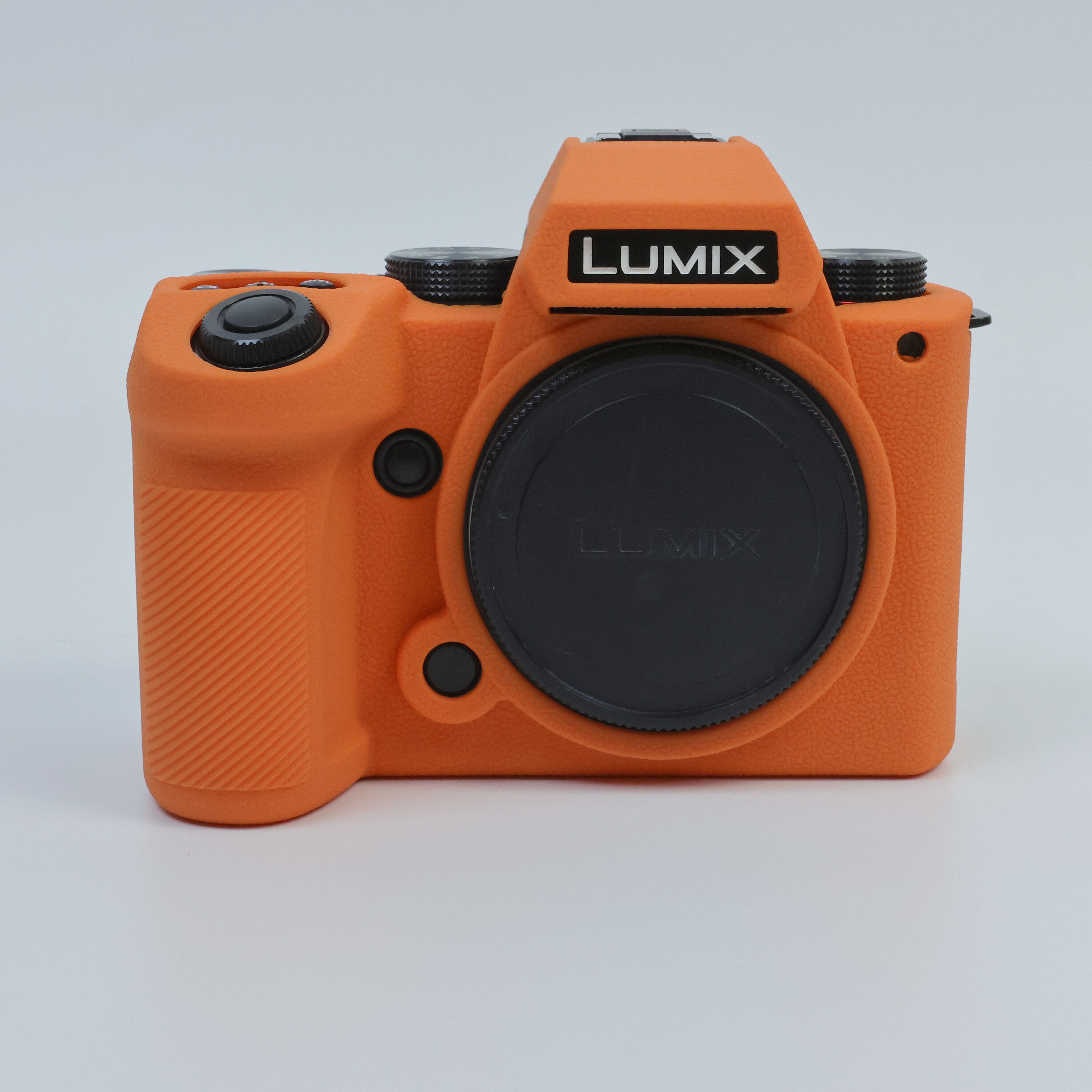 S5II相机包硅胶套S5M2保护套真皮底座LX10硅胶套 适用于松下Lumix