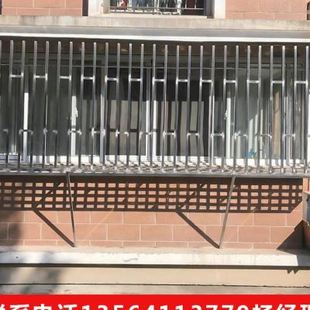 上海304不锈钢防盗窗防护栏防护网阳台花架衣架雨棚定制量大 新款