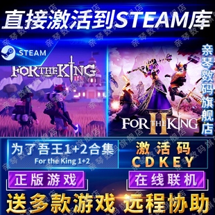King II电脑PC中文游戏 Steam正版 CDKEY在线联机国区全球区为了国王1 为了吾王1 The 2合集For 2合集激活码