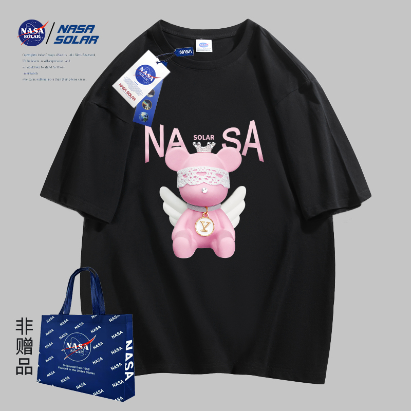 TYK 夏季 卡通男女同款 潮牌纯棉T恤短袖 SOLAR联名2024新款 NASA