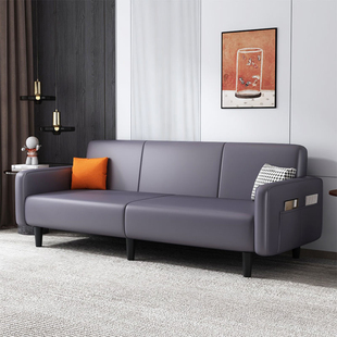 科技布懒人布艺折叠沙发床小户型客厅北欧现代简约三人位公寓沙发