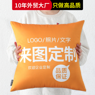 抱枕定制logo来图定做照片diy定制沙发抱枕靠现代简约抱枕不含芯