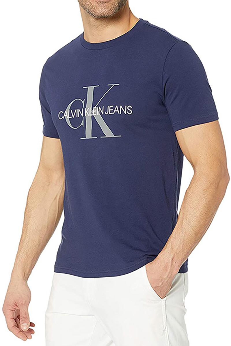 男士 Calvin 休闲字母印花纯棉圆领短袖 Klein T恤新款 凯文克莱夏季