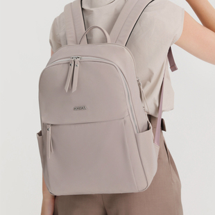 潮流14寸商务休闲背包 双肩包电脑包女大学生书包通勤简约时尚