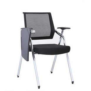 培训椅带写字板折叠会议椅学生桌椅一体会议室椅带桌板培训椅