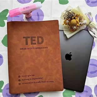 20篇演讲稿笔记本送视频音频 TED精读演讲文字稿全套中英双语版