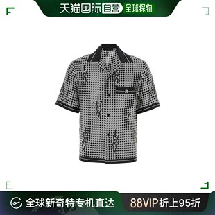 韩国直邮AMIRI24SS长袖 BLACK 男PS24MSS009 Printed 衬衫