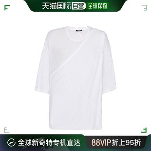 香港直邮Balmain 棉质长款 AH1EH065JF06 T恤