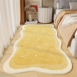 飘窗垫床前沙发少女长方形地毯 加厚卧室地毯ins风长条床边毯四季