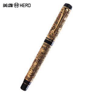 英雄HERO钢笔 3000古典18K金笔 男女学生练字书法办公书写 墨水笔