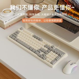 电脑外接9 j有线办公打游戏字笔记本机械无声台式 静音键盘鼠标套装