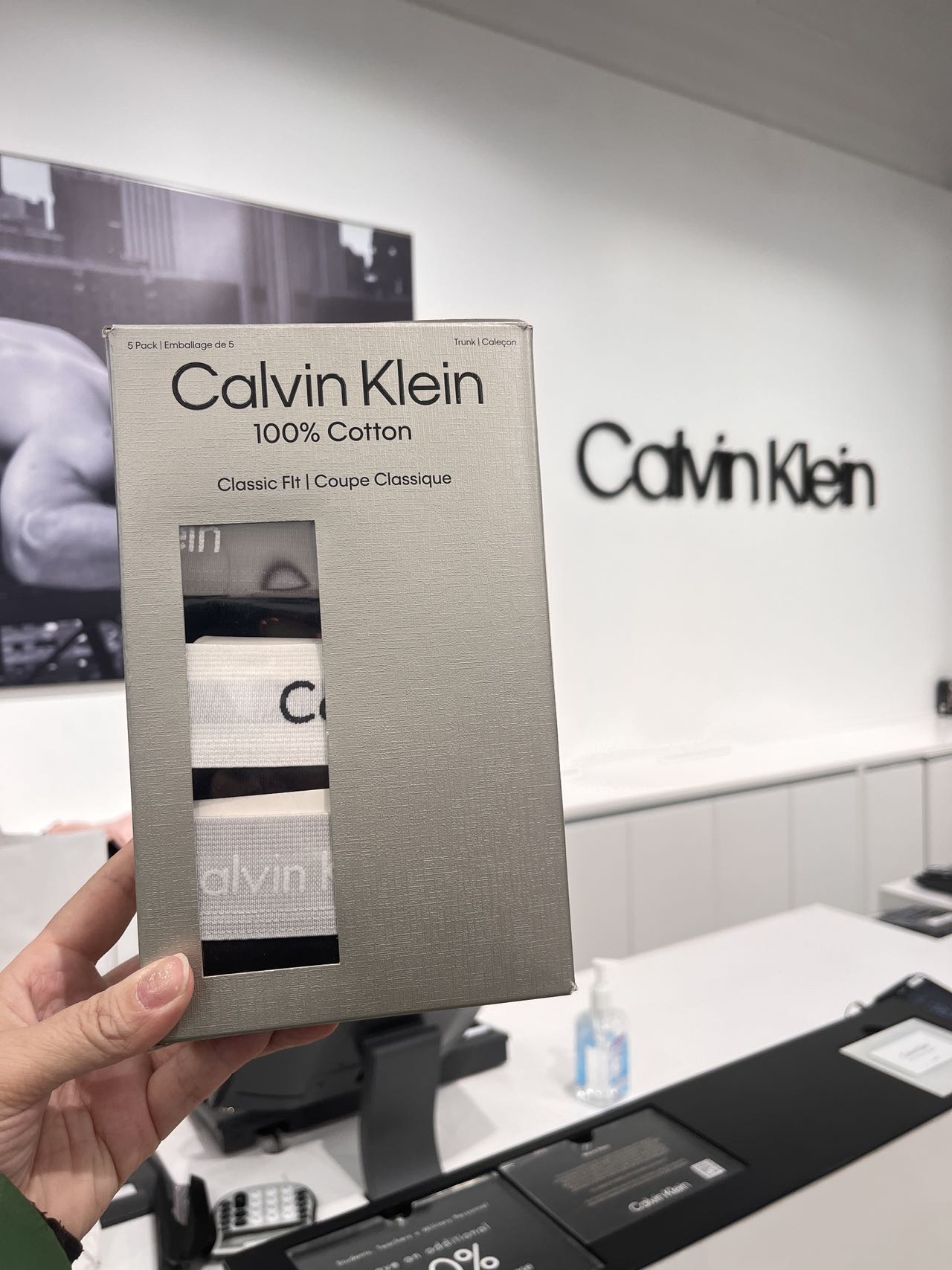 Calvin 经典 Klein 5条 美国 喜洋洋 纯棉字母平角内裤 男士