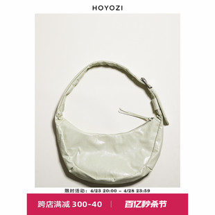 牛角云朵斜挎饺子包包女新款 HOYOZI 大容量单肩包 小优家包包