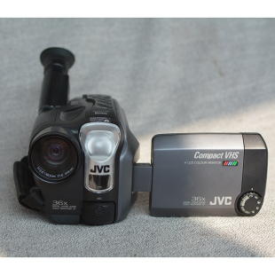 c型磁带老摄像机复古色彩手持dv vhs jvc