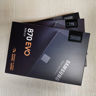 SATA3笔记本台式 EVO 870 250G 三星固态硬盘 SSD硬盘MZ 77E250B