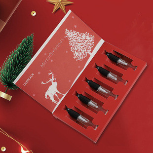 万圣节圣诞节新年礼物跨境香水试管套盒5支3ML女士礼物亚马逊爆款