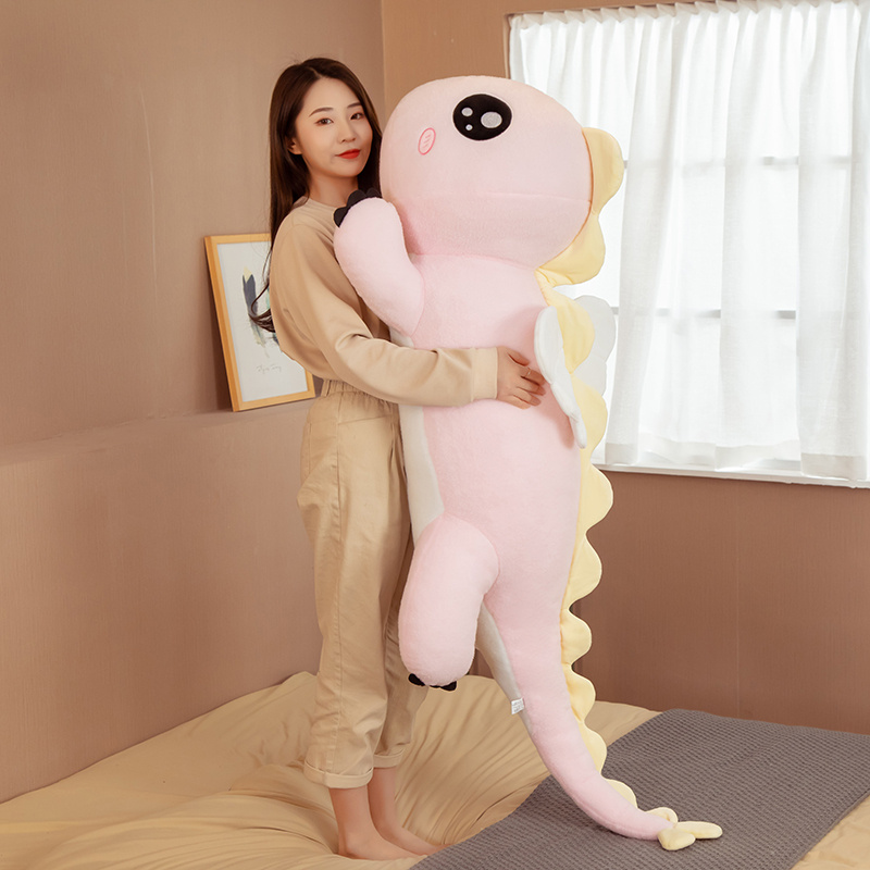 恐龙玩偶睡觉抱大号布娃娃女孩抱着睡公仔床上夹腿毛绒玩具送女友