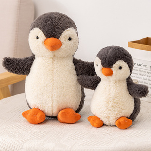 北欧风小企鹅公仔毛绒玩具睡觉抱枕儿童玩偶小号布娃娃男女孩礼物