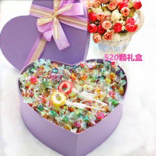 水果味送男女朋友生日七夕情人节儿童创意礼物 千纸鹤糖果礼盒装