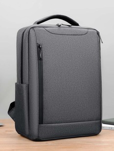 男小背包电脑双肩包公文商务书包定制印LOGO印字会议14寸轻便上班