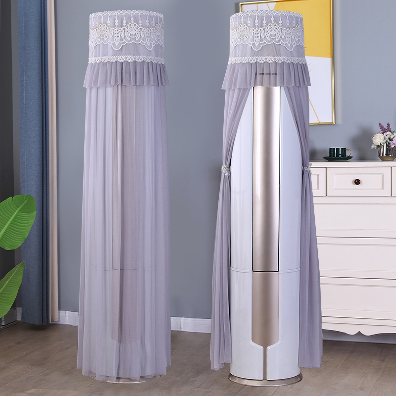新款 客厅格力美 空调防尘罩圆形柜机立式 海尔圆柱空调套通用 柜式