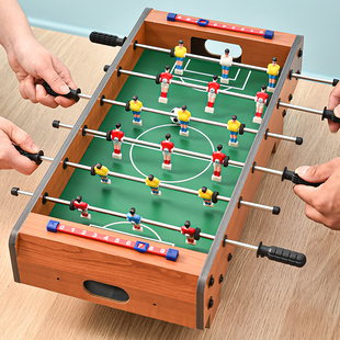儿童桌上足球机家用双人桌面足球男孩亲子互动益智游戏桌台球休闲