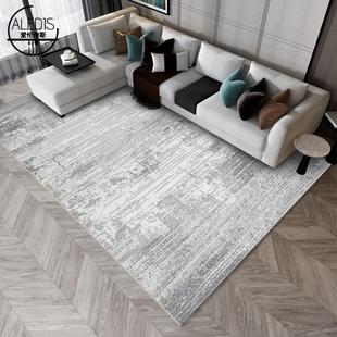 高档现代简约客厅地毯极简灰色轻奢高级卧室整铺大面积沙发地垫