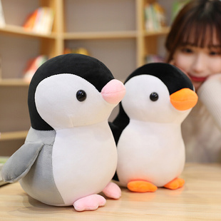 日本小企鹅公仔毛绒玩具孩子床上陪睡觉抱枕布娃娃玩偶生日礼 新款
