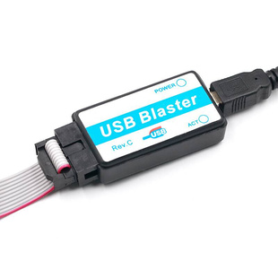 Blaster下载器 高速版 REV.C CPLD 稳定版 FPGA下载线 USB