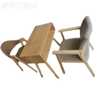 实木单双人美甲桌网红美甲台现代经济型简易美甲桌子椅子套装 日式