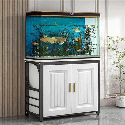 鱼缸柜鱼缸底柜家用客厅中小型水族箱架子鱼缸架龟缸架子鱼缸 新款