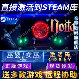 CDKEY国区全球区Noita电脑PC中文游戏 巫婆女巫激活码 Steam正版