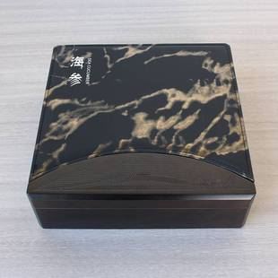 盒淡干海参礼盒空盒高档礼品盒半斤一斤木盒定制 高端海参包装 新款