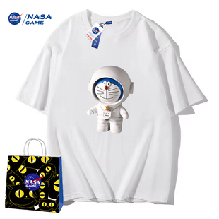 NASA t恤男女潮牌上衣情侣装 2024纯棉短袖 GAME官网H联名直播新品