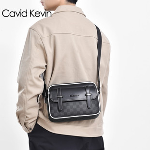 Cavid Kevin男士 商务斜挎包通勤街头户外背包潮流 单肩包休闲经典