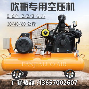 40公斤静音充气泵高压机 1.2 4立方mpa30 空压机0.6 吹瓶活塞式