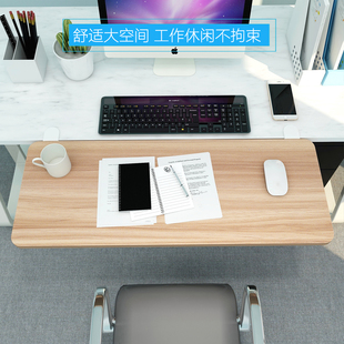桌面延长板免打孔加长板电脑桌子扩展板延伸手托架键盘支架折叠板