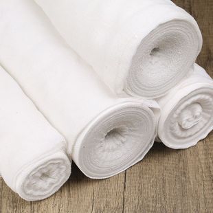 纱布布料10米大卷纯棉白色纱布滤网束腹尿布豆腐过滤布包棉被网纱