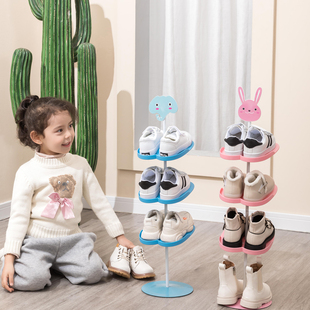 儿童鞋 省空间简易收纳塑料鞋 柜窄款 架 架门口小型可爱宝宝室内小鞋