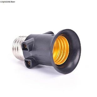 速发1pc E27 Holder Bulb Fireproof Sock Adapter PBT Base Lamp