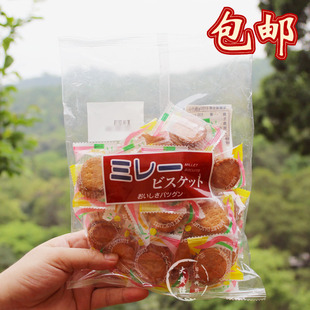 日本进口 休闲零食 平野美乐园南乳小圆饼 1袋 平野小圆饼干160g
