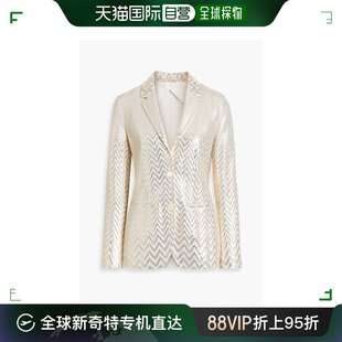 女士 香港直邮潮奢 DS23WF 金属感棉混纺西装 MISSONI 外套 米索尼