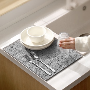 厨房台面吸水垫水槽洗碗沥水桌面防烫碗盘杯餐垫灶台保护餐桌垫子