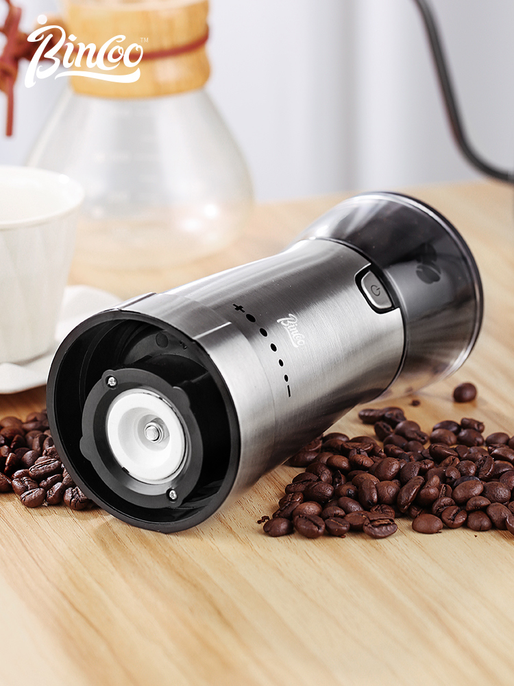 磨豆机手摇手磨器自动手冲咖啡机家用 Bincoo咖啡豆研磨机电动意式