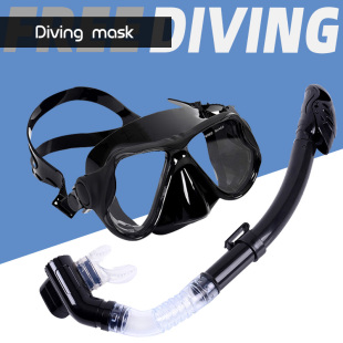 成人潜水镜装 备套装 呼吸管近视面罩游泳镜 浮潜二宝防水全干半干式